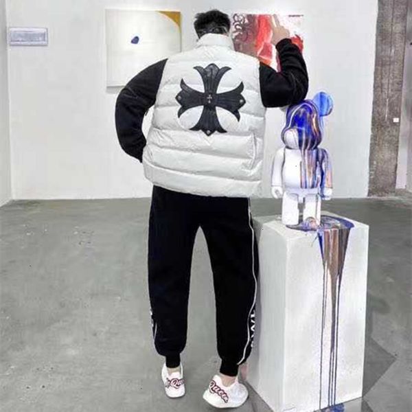 crosin 2021 brand chiu heavy autumn winter ch industry cross printed down vest men's and women's coats jvgs, Black
crosin 2021 brand chiu heavy autumn winter ch industry cross printed down vest men's and women's coats jvgs, Black