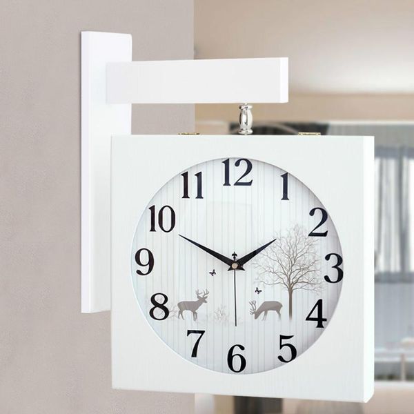 wall clocks nordic large double sided clock minimalist mute wooden square modern living room zegar scienny home watches ab50wc
wall clocks nordic large double sided clock minimalist mute wooden square modern living room zegar scienny home watches ab50wc