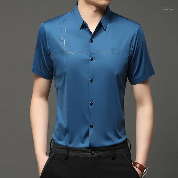men's dress shirts 2021 summer short sleeve lapel middle-aged business shirt seamless pressure plastic inch father's, White;black
men's dress shirts 2021 summer short sleeve lapel middle-aged business shirt seamless pressure plastic inch father's, White;black