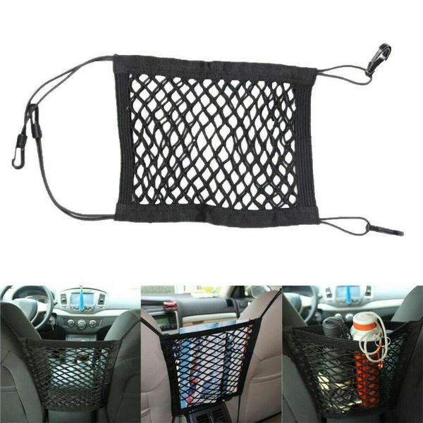 storage bags car organizer net grid pocket seat back black elastic mesh bag between luggage holder for auto cars
storage bags car organizer net grid pocket seat back black elastic mesh bag between luggage holder for auto cars