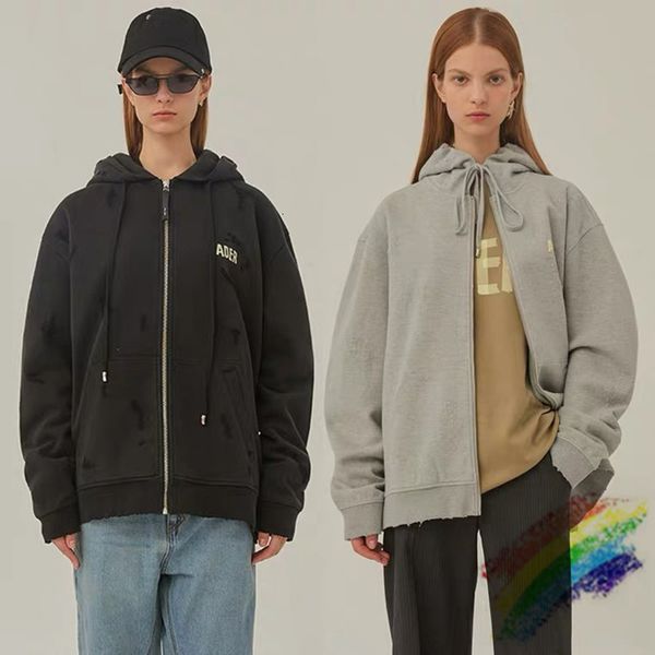 hoodies 480g heavy fabric cardigan adererror hoodie men women 1:1 damage distressed zip ader error sweatshirts pullovers, Black
hoodies 480g heavy fabric cardigan adererror hoodie men women 1:1 damage distressed zip ader error sweatshirts pullovers, Black