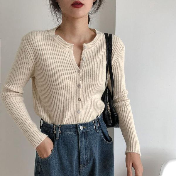 women's knits & tees autumn and winter sweater 2021 style korean fashion soft loose short cashmere knitted cardigan women top, White
women's knits & tees autumn and winter sweater 2021 style korean fashion soft loose short cashmere knitted cardigan women top, White