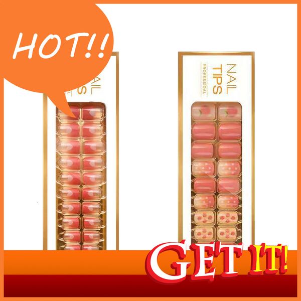 hand diy nail decorated stylist 24 manicure patch wear nail piece finished long removable false box, Red;gold
hand diy nail decorated stylist 24 manicure patch wear nail piece finished long removable false box, Red;gold