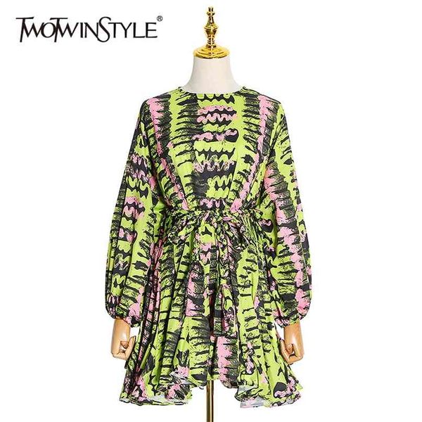 casual print dresses female o neck lantern sleeve high wiast lace up pleated hem mini hit color dress women fashion 210520, Black;gray
casual print dresses female o neck lantern sleeve high wiast lace up pleated hem mini hit color dress women fashion 210520, Black;gray