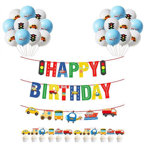 party decoration happy birthday banner set airplane car ship transporter garlands balloon children traffic theme
party decoration happy birthday banner set airplane car ship transporter garlands balloon children traffic theme