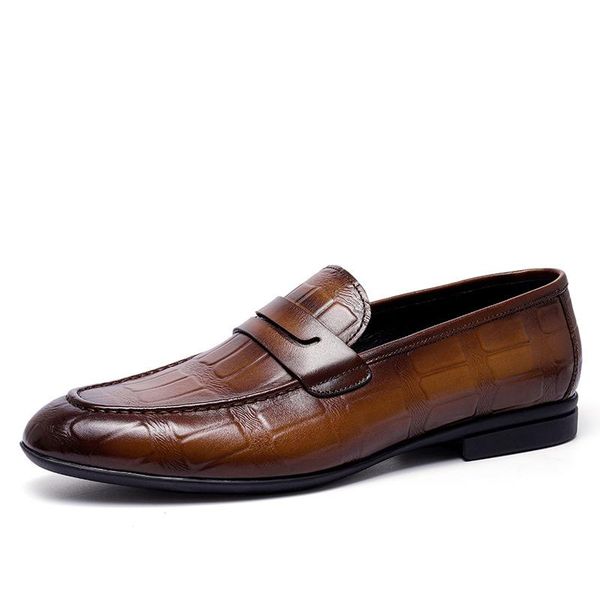summer mens genuine leather silp on brown crocodile pattern driving soft daily loafer shoes flat black dress business footwear
summer mens genuine leather silp on brown crocodile pattern driving soft daily loafer shoes flat black dress business footwear