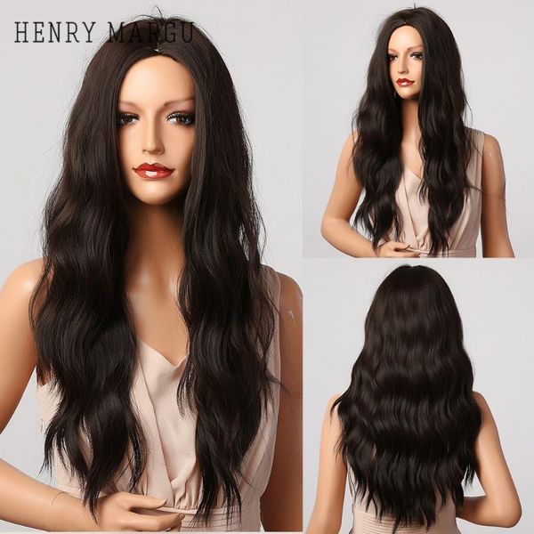 synthetic wigs henry margu long wavy black brown for women natural middle part hair wig cosplay party heat resistant
synthetic wigs henry margu long wavy black brown for women natural middle part hair wig cosplay party heat resistant