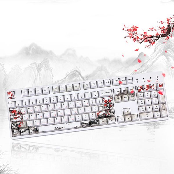 dye-sublimation 109 key oem height five-sided -lift keycap wangjiang plum blossom mechanical keyboard (keycap only) keyboards
dye-sublimation 109 key oem height five-sided -lift keycap wangjiang plum blossom mechanical keyboard (keycap only) keyboards