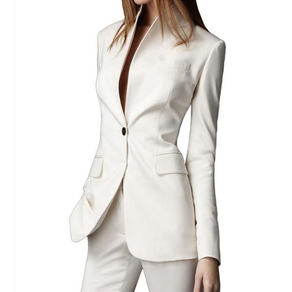 women's suits & blazers custom made pant white casual female single button ladies' business suit office 2 pieces jacket+pants, White;black
women's suits & blazers custom made pant white casual female single button ladies' business suit office 2 pieces jacket+pants, White;black