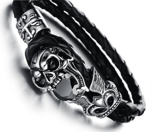 japanese and korean titanium steel jewelry rock trend creative devil skull bracelet link, chain, Black
japanese and korean titanium steel jewelry rock trend creative devil skull bracelet link, chain, Black