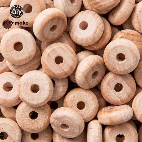 let's make 100pcs abacus beads baby wooden teether natural lentil beech balls perle diy teething necklace nursing toy 211106
let's make 100pcs abacus beads baby wooden teether natural lentil beech balls perle diy teething necklace nursing toy 211106