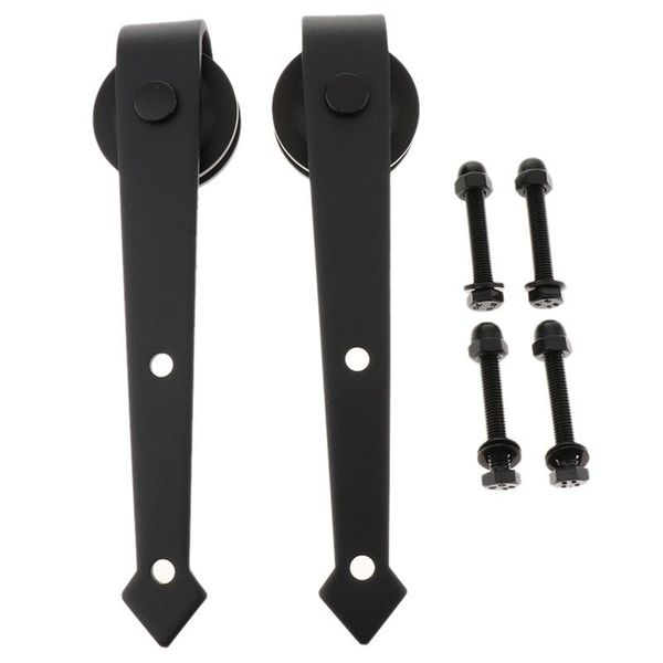 2pcs black steel sliding barn wood door roller hardware replacement hanger other
2pcs black steel sliding barn wood door roller hardware replacement hanger other