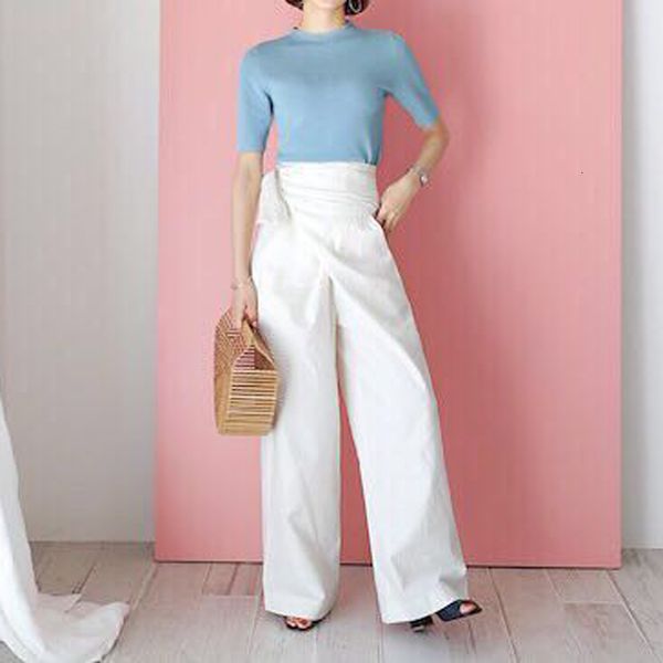 pants spring summer high waist lace-up casual flax women soft female wide leg pants loose solid trousers femme 78gq, Black;white
pants spring summer high waist lace-up casual flax women soft female wide leg pants loose solid trousers femme 78gq, Black;white