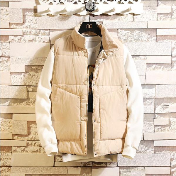 s-3xl couples warm vest designer streetwear fashion winter working jacket sleeveless work plain color waistcoat male xxxl men's vests, Black;white
s-3xl couples warm vest designer streetwear fashion winter working jacket sleeveless work plain color waistcoat male xxxl men's vests, Black;white