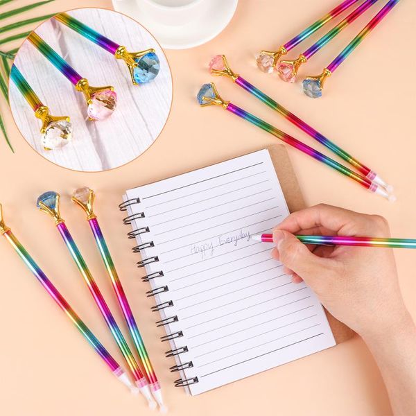 ballpoint pens 18 fashion personality rainbow diamond ball point large crystal, Blue;orange
ballpoint pens 18 fashion personality rainbow diamond ball point large crystal, Blue;orange