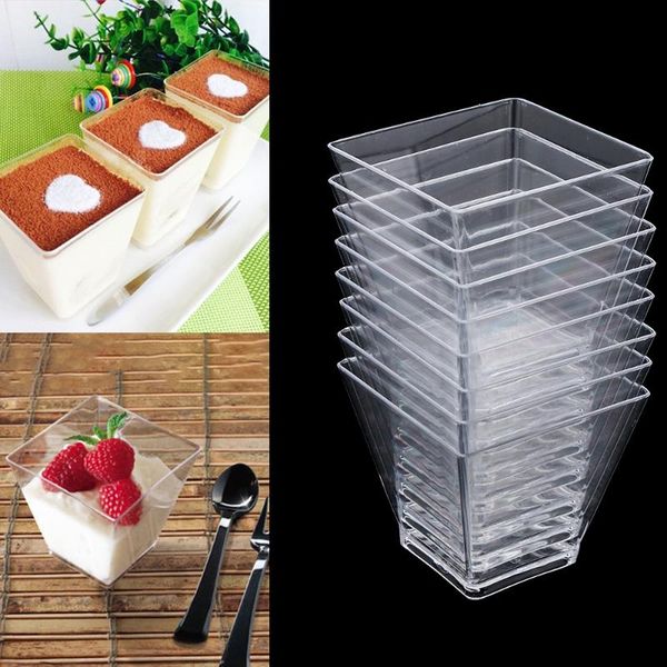 disposable cups & straws 10/30/50pcs 60ml dessert mousses cup clear plastic jelly yogurt baking trapezoidal food container pastry tools
disposable cups & straws 10/30/50pcs 60ml dessert mousses cup clear plastic jelly yogurt baking trapezoidal food container pastry tools