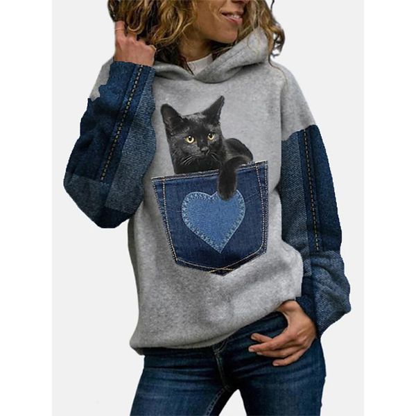 women's love printed party pullover hooded sweatshirt graphic 3d printing round neck long sleeve casual fall winter, Black
women's love printed party pullover hooded sweatshirt graphic 3d printing round neck long sleeve casual fall winter, Black
