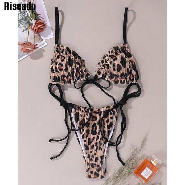 riseado micro bikini push up women's swimsuit ruffle swimwear leopard biquini knotted bathing suit strap beachwear 2021, White;black
riseado micro bikini push up women's swimsuit ruffle swimwear leopard biquini knotted bathing suit strap beachwear 2021, White;black