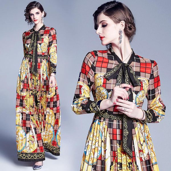 casual dresses womens office lady cotton loose full sleeve elegant women print bow empire o-neck 2021 summer long maxi, Black;gray
casual dresses womens office lady cotton loose full sleeve elegant women print bow empire o-neck 2021 summer long maxi, Black;gray