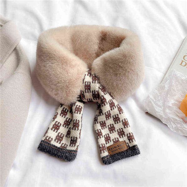 scarves scarf women's 2022 autumn and winter korean version thickened warm plush scarf stitched cross wool collar children, Blue;gray
scarves scarf women's 2022 autumn and winter korean version thickened warm plush scarf stitched cross wool collar children, Blue;gray
