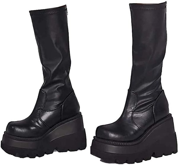 boots big size 35-43 brand design ladies high platform fashion zip heels women 2021 wedges shoes woman, Black
boots big size 35-43 brand design ladies high platform fashion zip heels women 2021 wedges shoes woman, Black