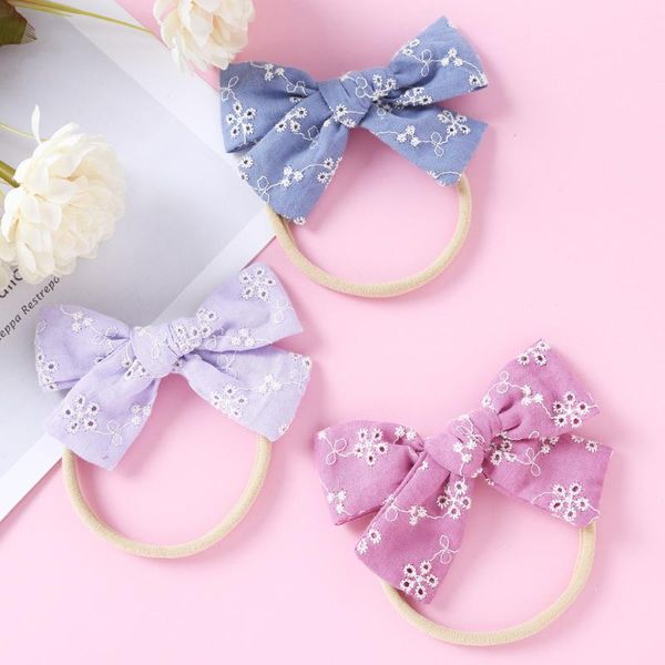 hair accessories baby bows headband cotton linen girls embroidery head bands thin nylon infant spring summer born hairbands, Slivery;white
hair accessories baby bows headband cotton linen girls embroidery head bands thin nylon infant spring summer born hairbands, Slivery;white