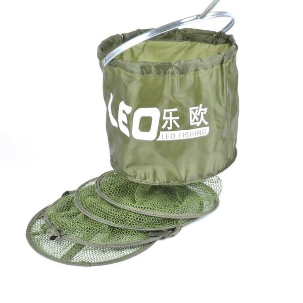 * 1.5m fish net cage fishing tackle care creel 5 layers collapsible accessories
* 1.5m fish net cage fishing tackle care creel 5 layers collapsible accessories