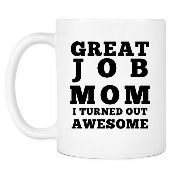 mugs great job mom i turned out awesome mug - funny coffee gift for mothers day, birthday or christmas from son daughter, ki
mugs great job mom i turned out awesome mug - funny coffee gift for mothers day, birthday or christmas from son daughter, ki