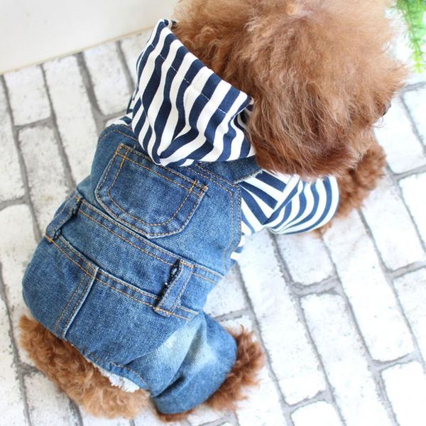 dog apparel denim stripe pet jumpsuits puppy cat hoodie jean coat four feet clothes for small dogs teddy yorkies sweatshirt cloth
dog apparel denim stripe pet jumpsuits puppy cat hoodie jean coat four feet clothes for small dogs teddy yorkies sweatshirt cloth