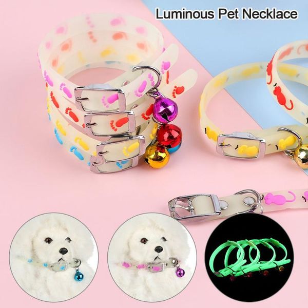 cat collars & leads pet glowing with bells glow at night dogs cats light luminous necklace supplies random color dog lighted collar
cat collars & leads pet glowing with bells glow at night dogs cats light luminous necklace supplies random color dog lighted collar