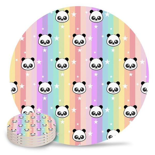 mats & pads animal panda star rainbow stripes ceramic coasters waterproof tea cup mat christmas home decor for glasses
mats & pads animal panda star rainbow stripes ceramic coasters waterproof tea cup mat christmas home decor for glasses