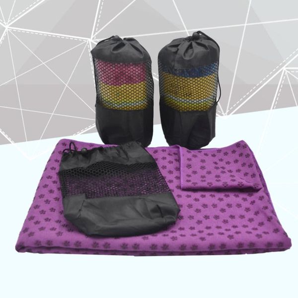 yoga mats non mat cover towel sport fitness exercise pilates blanket with bag (purple)
yoga mats non mat cover towel sport fitness exercise pilates blanket with bag (purple)