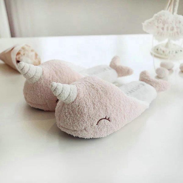 lovely cartoon home slippers for women winter warm plush narwhal fish house shoes chinelo delicate zapatillas, Black
lovely cartoon home slippers for women winter warm plush narwhal fish house shoes chinelo delicate zapatillas, Black