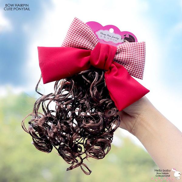 big bow hairpin wig braid chiffon plaid polka dot ponytail child cute hair accessories princess birthday holiday gift headdress, Slivery;white
big bow hairpin wig braid chiffon plaid polka dot ponytail child cute hair accessories princess birthday holiday gift headdress, Slivery;white