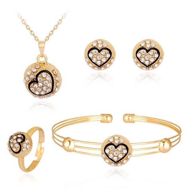 earrings & necklace style ladies jewelry rings rhinestone charm sets for women wedding, Silver
earrings & necklace style ladies jewelry rings rhinestone charm sets for women wedding, Silver