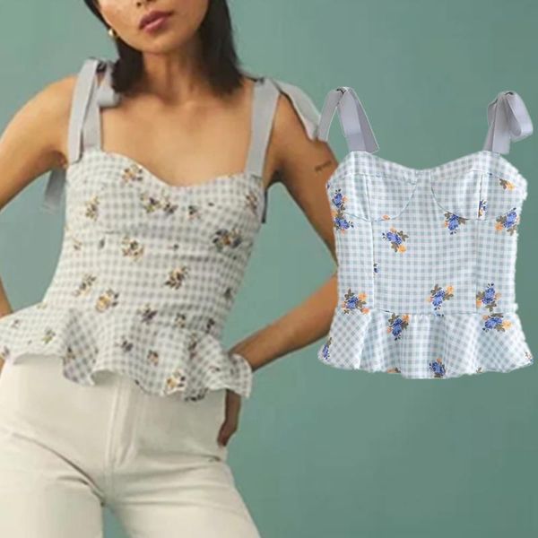 women's blouses & shirts maxdutti france shirt women romantic vintage indie folk plaid floral tank blusas mujer de moda 2021 blouse sho, White
women's blouses & shirts maxdutti france shirt women romantic vintage indie folk plaid floral tank blusas mujer de moda 2021 blouse sho, White