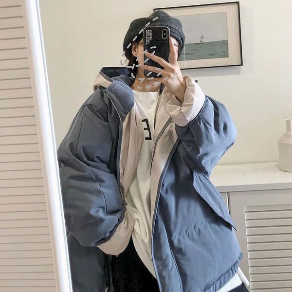 women's jackets cotton women's hoodie, thick korean loose coat, blue and beige, flat shoes, winter, 2021, Black;brown
women's jackets cotton women's hoodie, thick korean loose coat, blue and beige, flat shoes, winter, 2021, Black;brown