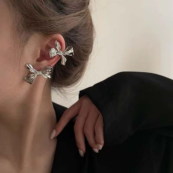stud single exaggerated personality alloy bow women earrings ear retro temperament lady clip jewelry fashion accessory, Golden;silver
stud single exaggerated personality alloy bow women earrings ear retro temperament lady clip jewelry fashion accessory, Golden;silver