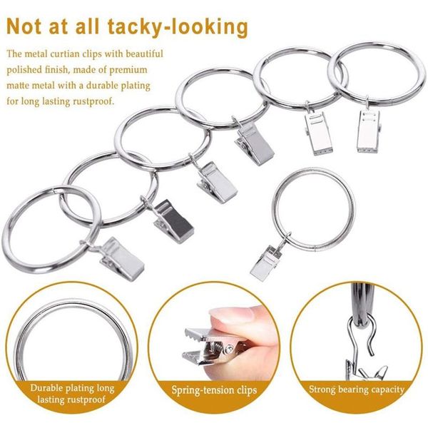 curtain ring for curtains and poles,rustproof drapery matte rings with clips other home decor
curtain ring for curtains and poles,rustproof drapery matte rings with clips other home decor