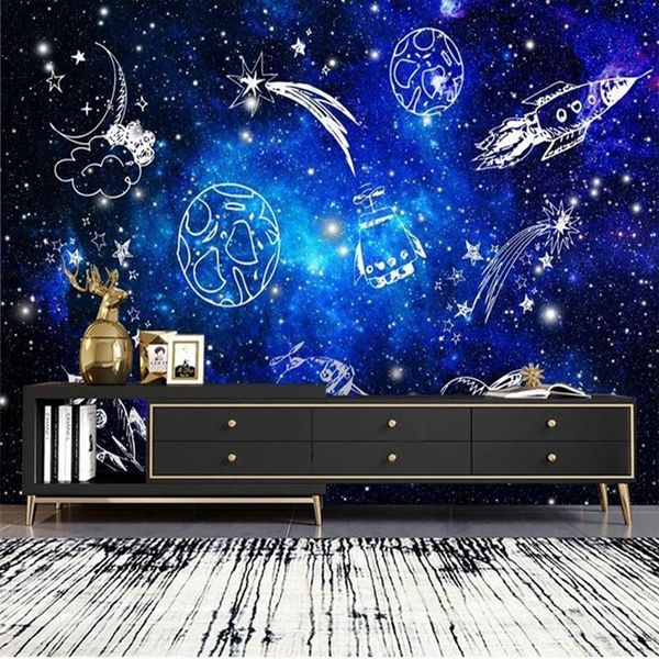 wallpapers custom 3d po cartoon planet rocket spacecraft night blue sky painting wallpaper kids room bedroom background wall decoration
wallpapers custom 3d po cartoon planet rocket spacecraft night blue sky painting wallpaper kids room bedroom background wall decoration