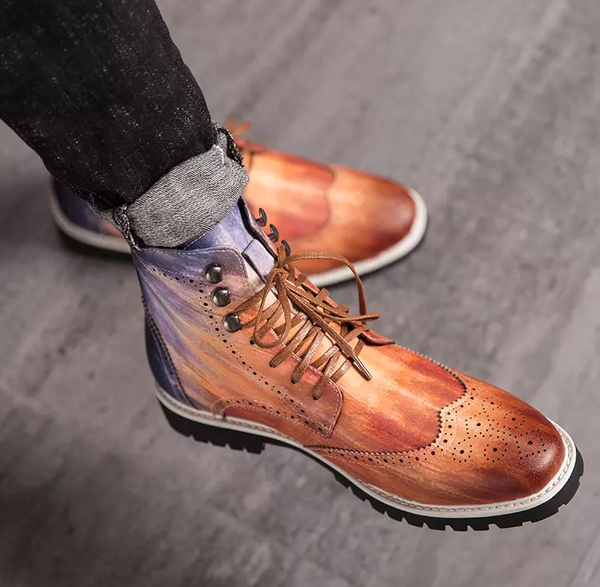 mens shoes new fashion pu leather boots handmade casual formal stylish martin boots zapatos de hombre 4m969, Black
mens shoes new fashion pu leather boots handmade casual formal stylish martin boots zapatos de hombre 4m969, Black