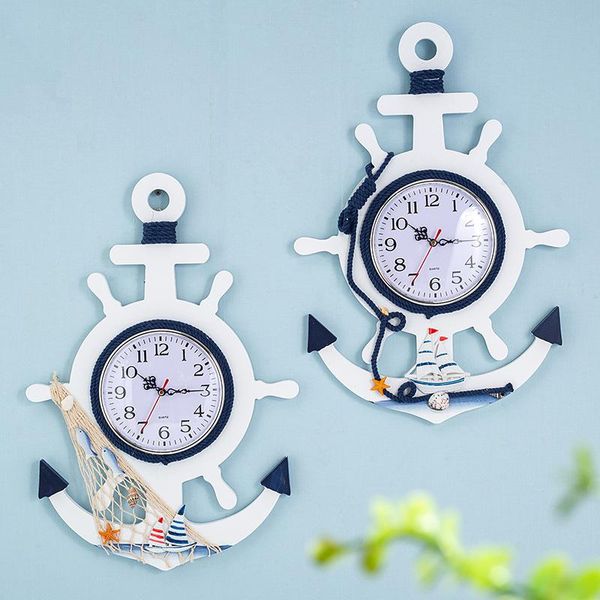 other clocks & accessories mute oversized mediterranean style blue and white rudder clock wall home living room bedroom decoration wooden cr
other clocks & accessories mute oversized mediterranean style blue and white rudder clock wall home living room bedroom decoration wooden cr