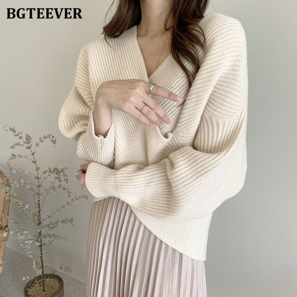 sweaters chic elegant v-neck long sleeve criss-cross female knitted jumpers autumn winter loose casual pullover sweaters femme 7iwt, White;black
sweaters chic elegant v-neck long sleeve criss-cross female knitted jumpers autumn winter loose casual pullover sweaters femme 7iwt, White;black
