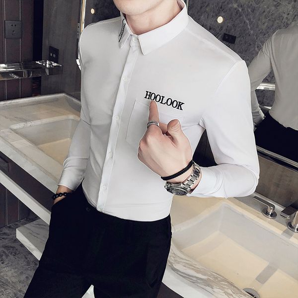 t shirts plus size 5xl-s embroidered letter for men's clothes 2021 spring sleeve long casual thin tuxedo dress homme blouse apyx, White;black
t shirts plus size 5xl-s embroidered letter for men's clothes 2021 spring sleeve long casual thin tuxedo dress homme blouse apyx, White;black