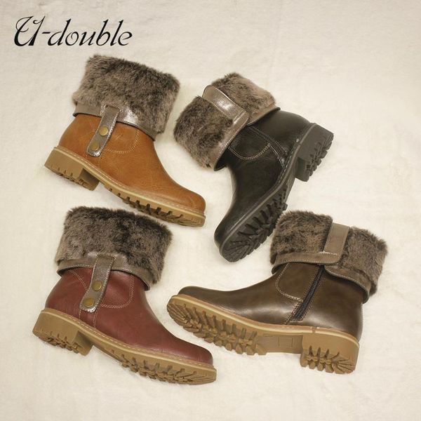 boots u-double brand women 2021 winter warm fur ankle short big size fashion waterproof shoes plush woman snow, Black
boots u-double brand women 2021 winter warm fur ankle short big size fashion waterproof shoes plush woman snow, Black