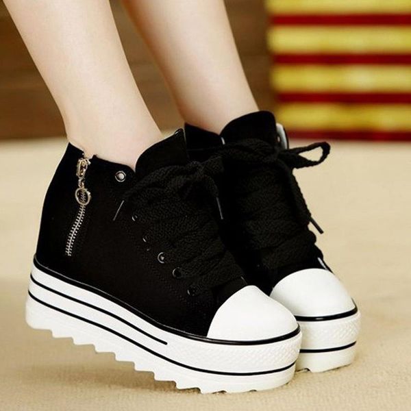 dress shoes womens platform lace up canvas high sneakers casual school black white z32
dress shoes womens platform lace up canvas high sneakers casual school black white z32