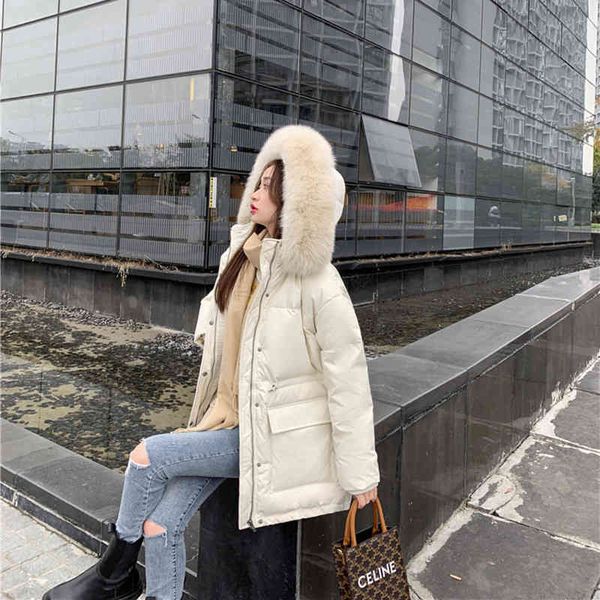 women's parkas down ladies jacket female 2021 korean version net hongsusu same middle and long waist closing fox hair collar, Black
women's parkas down ladies jacket female 2021 korean version net hongsusu same middle and long waist closing fox hair collar, Black