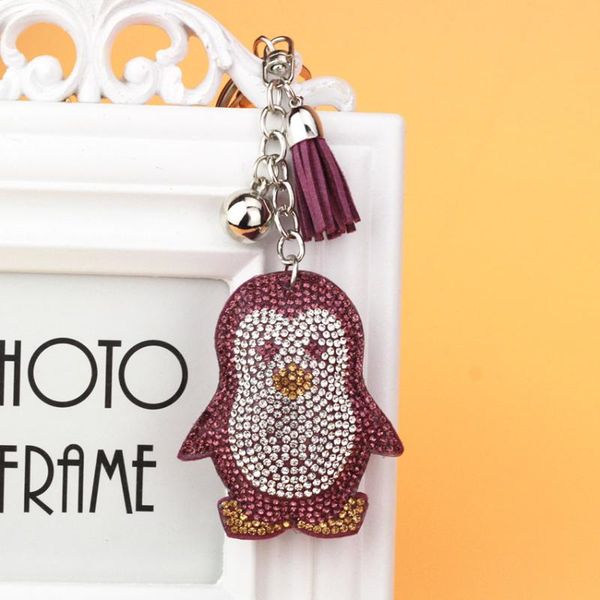 keychains cute penguin car keychain for women men rhinestone key ring holder charm bag leather chain gift girls, Silver
keychains cute penguin car keychain for women men rhinestone key ring holder charm bag leather chain gift girls, Silver
