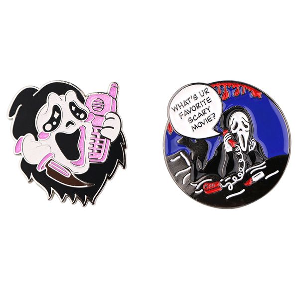 20pcs/lot j2741 funny ghost make a call enamel pins and brooches lapel pin backpack bags badge clothing decoration gifts, Gray
20pcs/lot j2741 funny ghost make a call enamel pins and brooches lapel pin backpack bags badge clothing decoration gifts, Gray