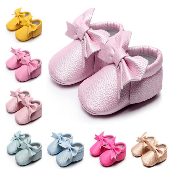 first walkers bow fringe baby girls shoes born moccasins soft boy girl soled non-slip footwear
first walkers bow fringe baby girls shoes born moccasins soft boy girl soled non-slip footwear